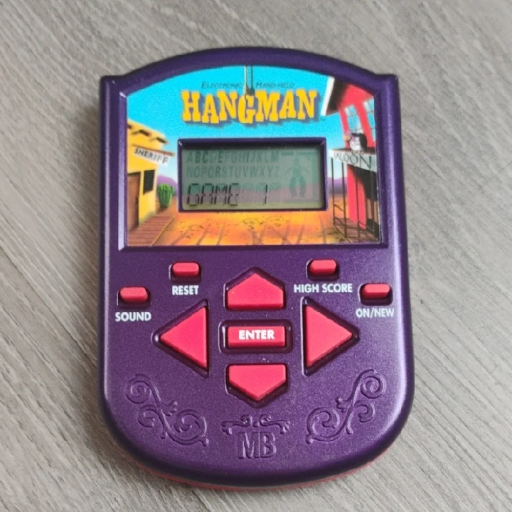 Hasbro Electronic Handheld Hangman - Purple and Red